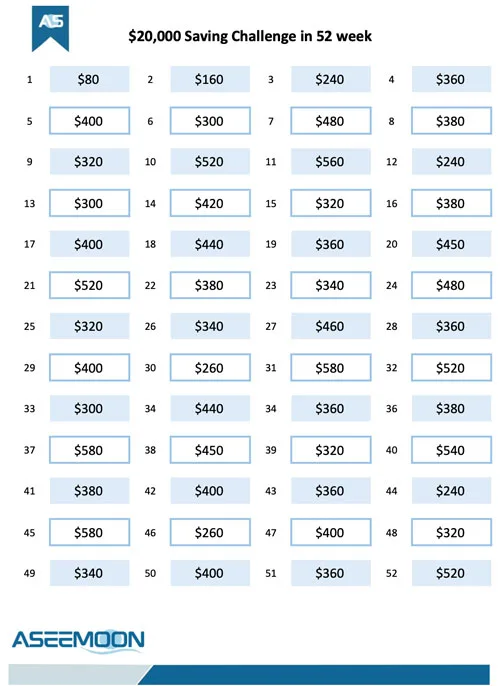 20000 savings challenge