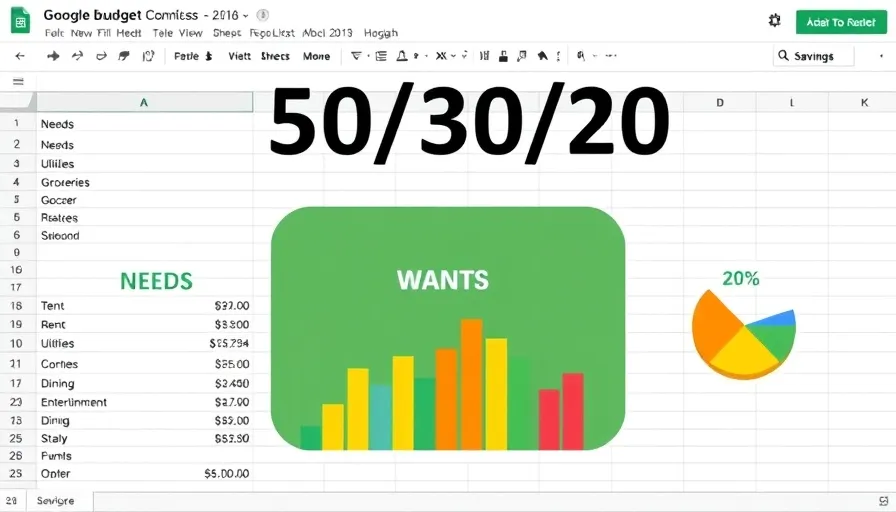 50/30/20 Budget Template Google Sheets